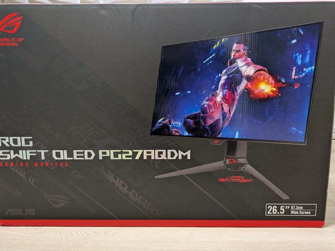 ROG Swift OLED PG27AQDM ゲーミングモニター 26.5 ROG Swift OLED PG27AQDM | 27 to 31.5 Inches | Gaming Monitors｜ROG