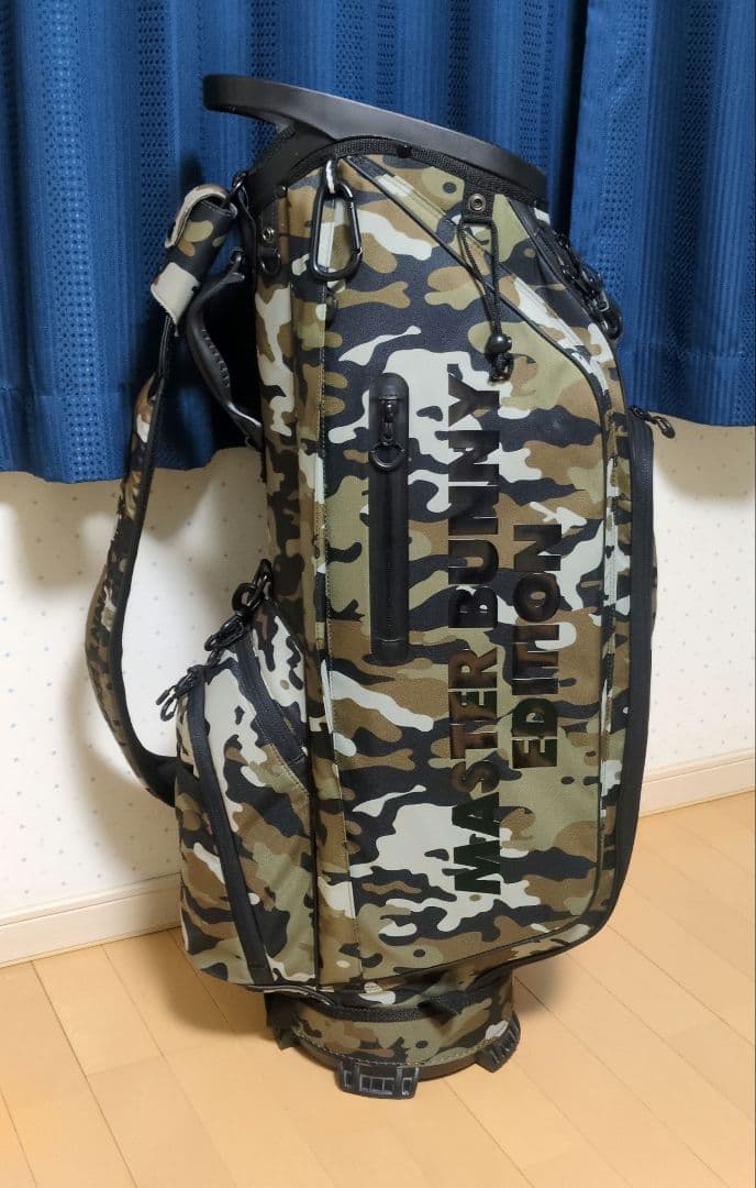 マスターバニー　迷彩　キャディバッグ　CAMO 新品 キャディバッグ ジャックバニー JackBunny スタンド式 迷彩