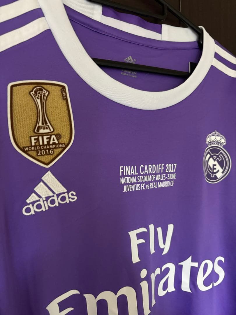 レアル・マドリード ロナウド 紫ユニ 16/17 cl決勝 - メルカリ