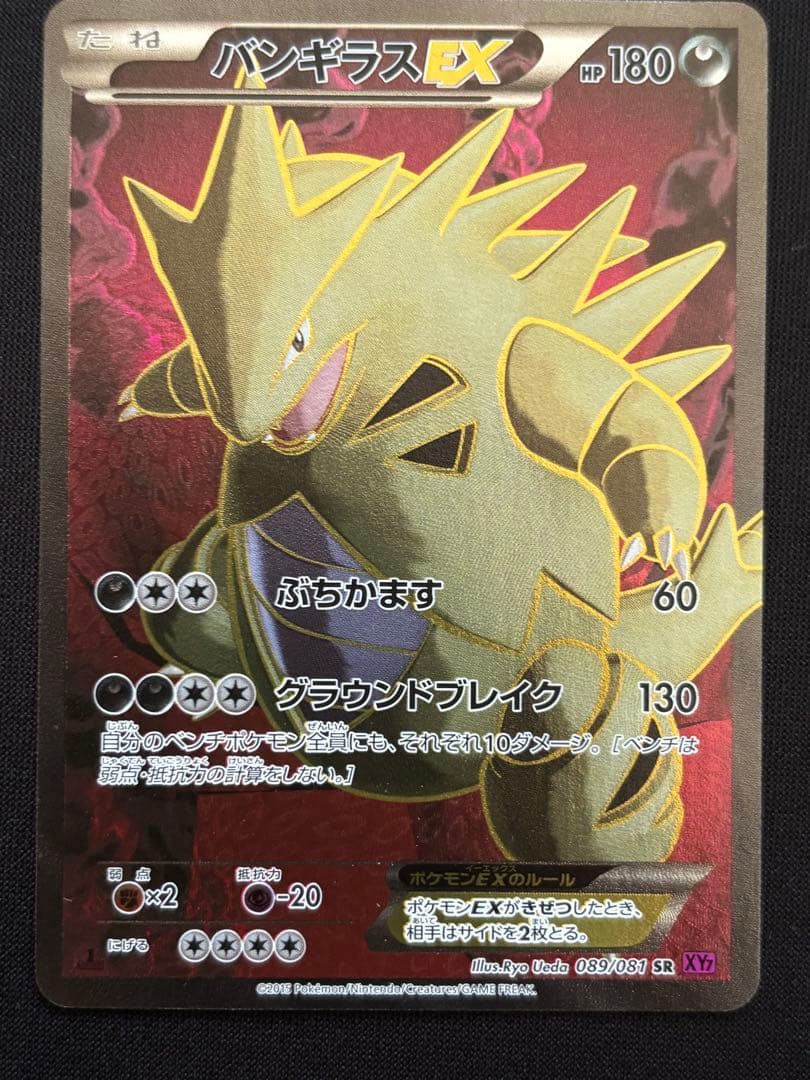 バンギラスEX SR XY7 バンデットリング 089/081 バンギラスEX(SR){悪}〈089/081〉[XY7] – 晴れる屋2