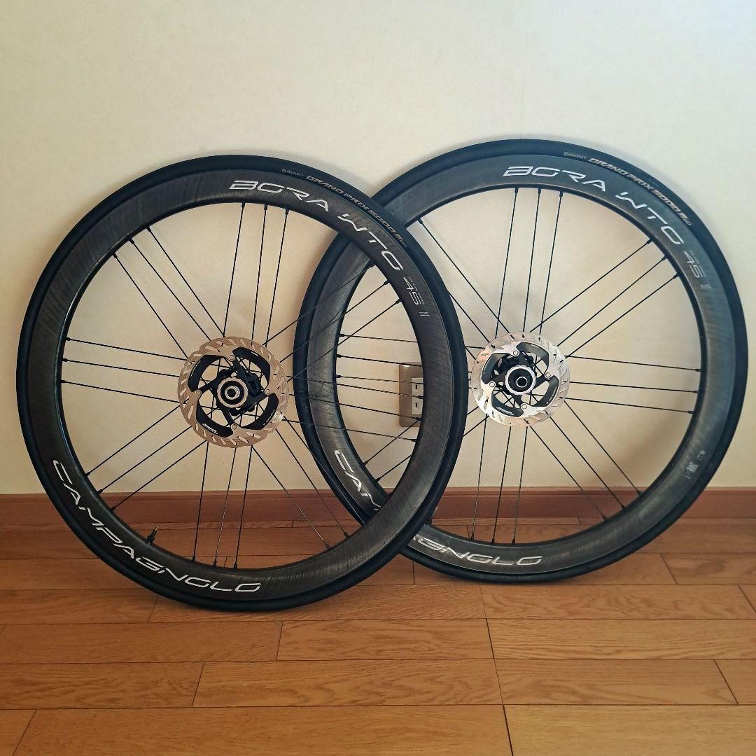 ぐ*ん様 CAMPAGNOLO BORA WTO 45 DB シマノフリー ホイ WWRBORAULTRAWTO45CHROMEC23DB.